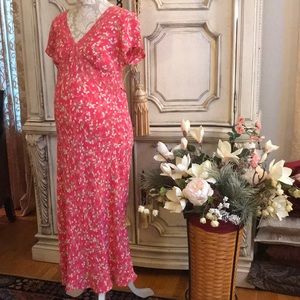 💖HOST PICK❤️MOTHERHOOD MIDI MATERNITY DRESS NWOT SZ MEDIUM PERFECT FOR SPRING